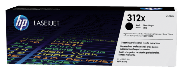 Toner cartridge HP CF380X 312X black Toner cartridge HP CF380X 312X black