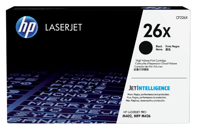 Toner cartridge HP CF226X 26X black