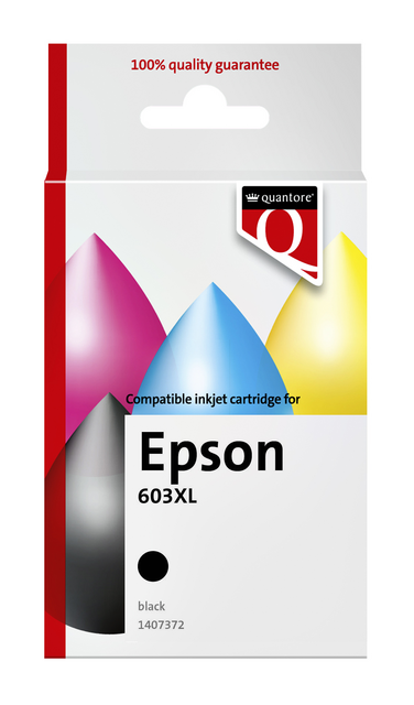 Ink cartridge Quantore alternative tbv Epson 603XL black