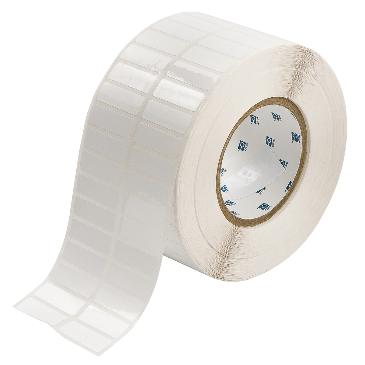 030212_THT-37-423-10 Für den Thermotransferdruck geeignete Etiketten, 38,10 mm (B) x 12,70 mm (H), Weiß