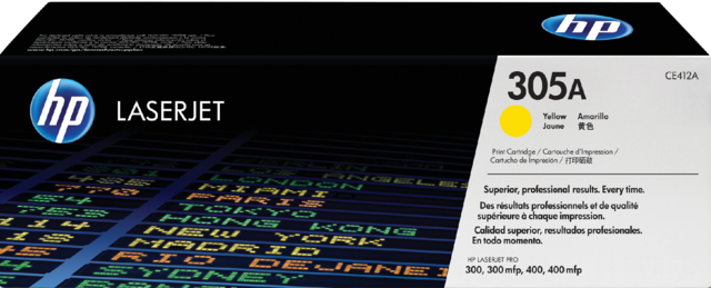 Toner cartridge HP CE412A 305A yellow Toner cartridge HP CE412A 305A yellow