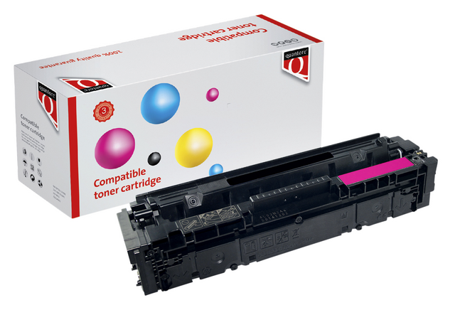 K18114PR tonercartridge quantore hp 203a cf543a 1.3k rood