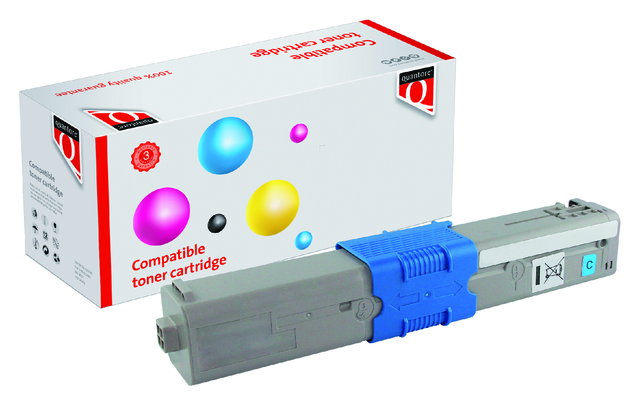 K15678PR tonercartridge quantore oki 44469706 2k blauw