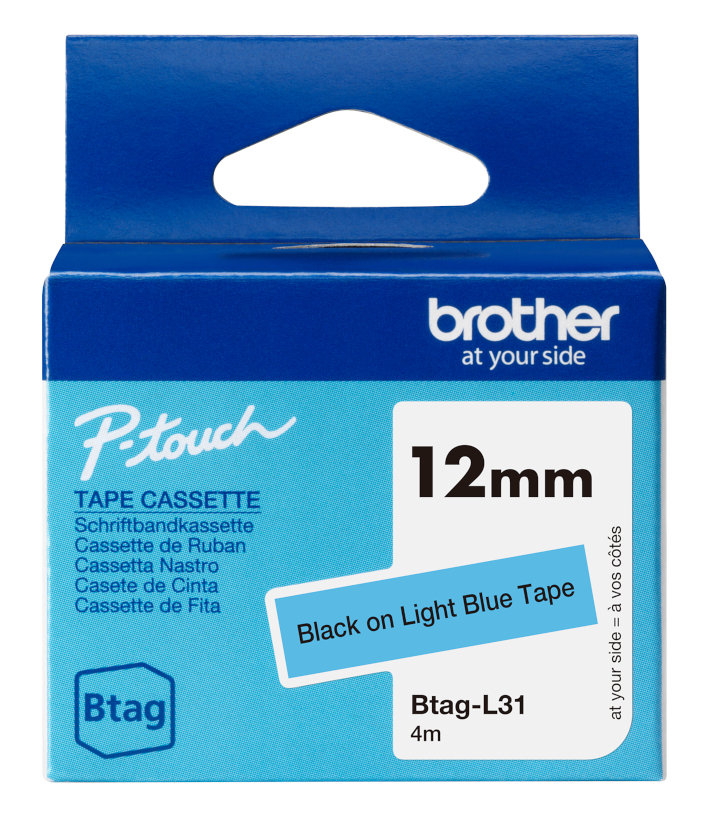 Brother Btag-L31 schwarz auf hellblau Brother Btag-L31 schwarz auf hellblau