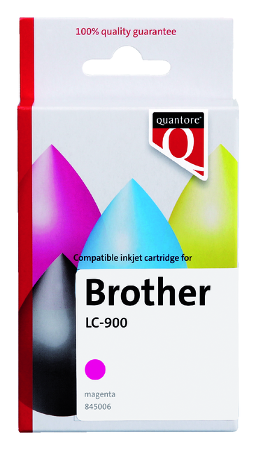 K12264PR inkcartridge quantore bro lc-900 rood