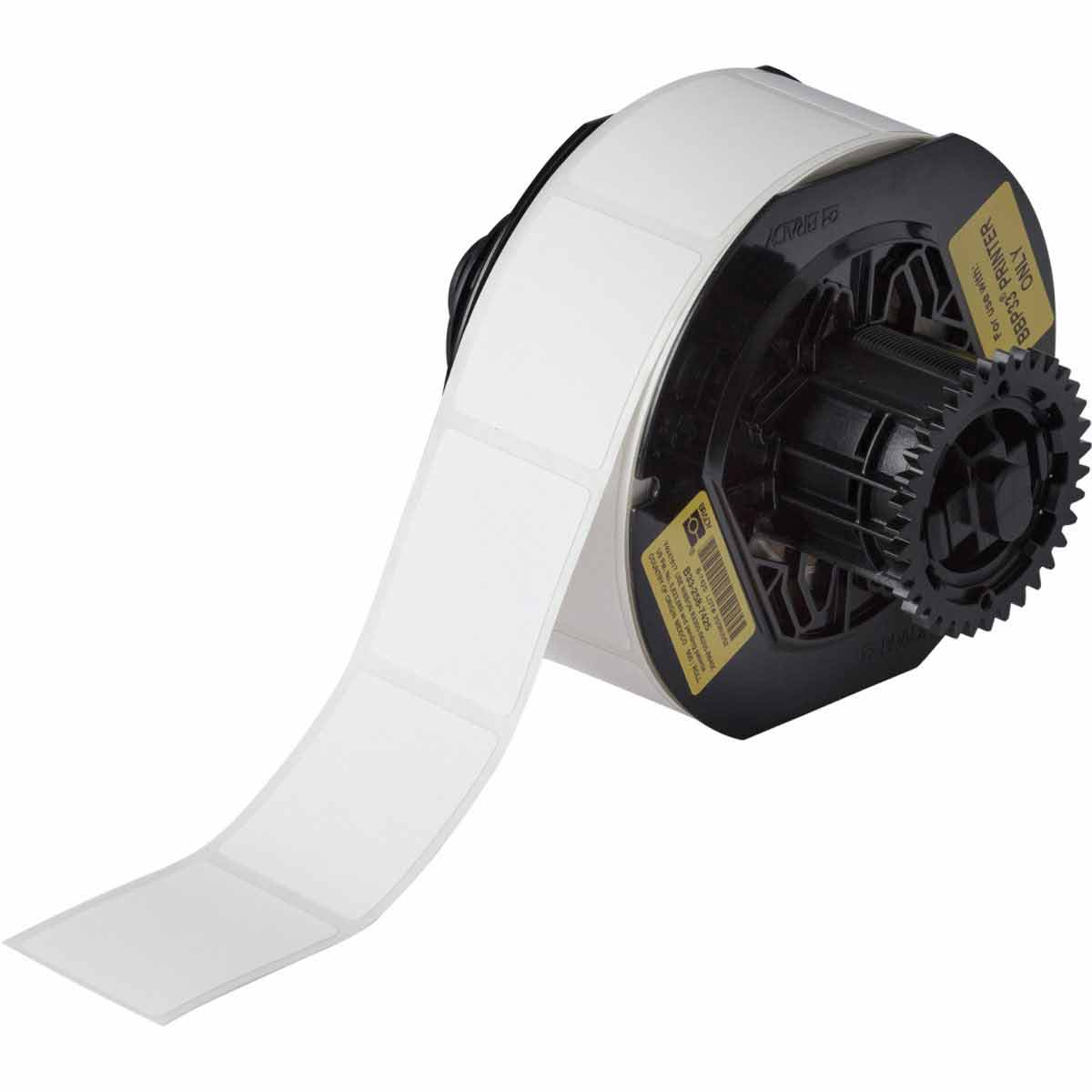 148684-B33-258-7425 Polypropyleenlabels voor de BBP33/i3300 printer, 38,10 mm (B) x 44,45 mm (H), Wit 148684-B33-258-7425 Polypropyleenlabels voor de BBP33/i3300 printer, 38,10 mm (B) x 44,45 mm (H), Wit