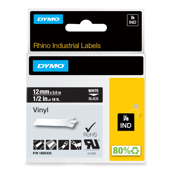Dymo RHINO 1805435 vinyl verpakking Dymo RHINO 1805435 vinyl verpakking