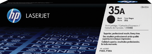 Toner cartridge HP CB435A 35A black Toner cartridge HP CB435A 35A black