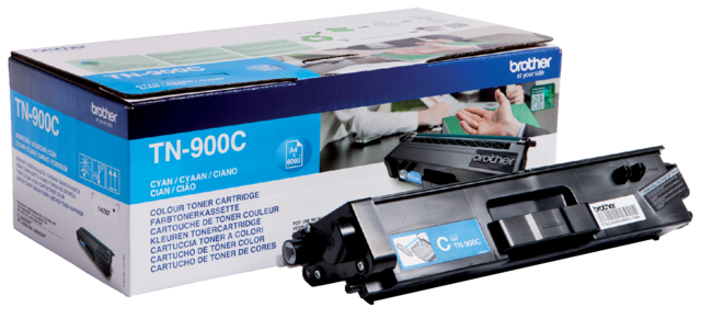 Toner Brother TN-900C blauw Toner Brother TN-900C blauw