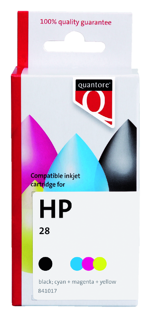 K20114PR ink cartridge quantore hp 28 c8728ae color