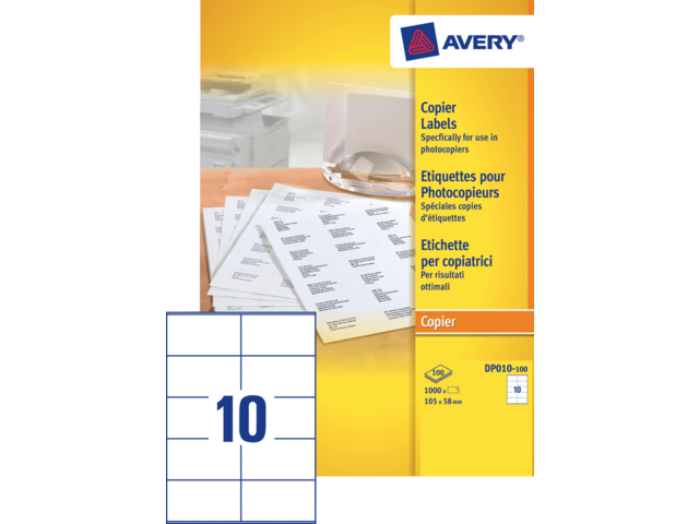 Avery etiketten